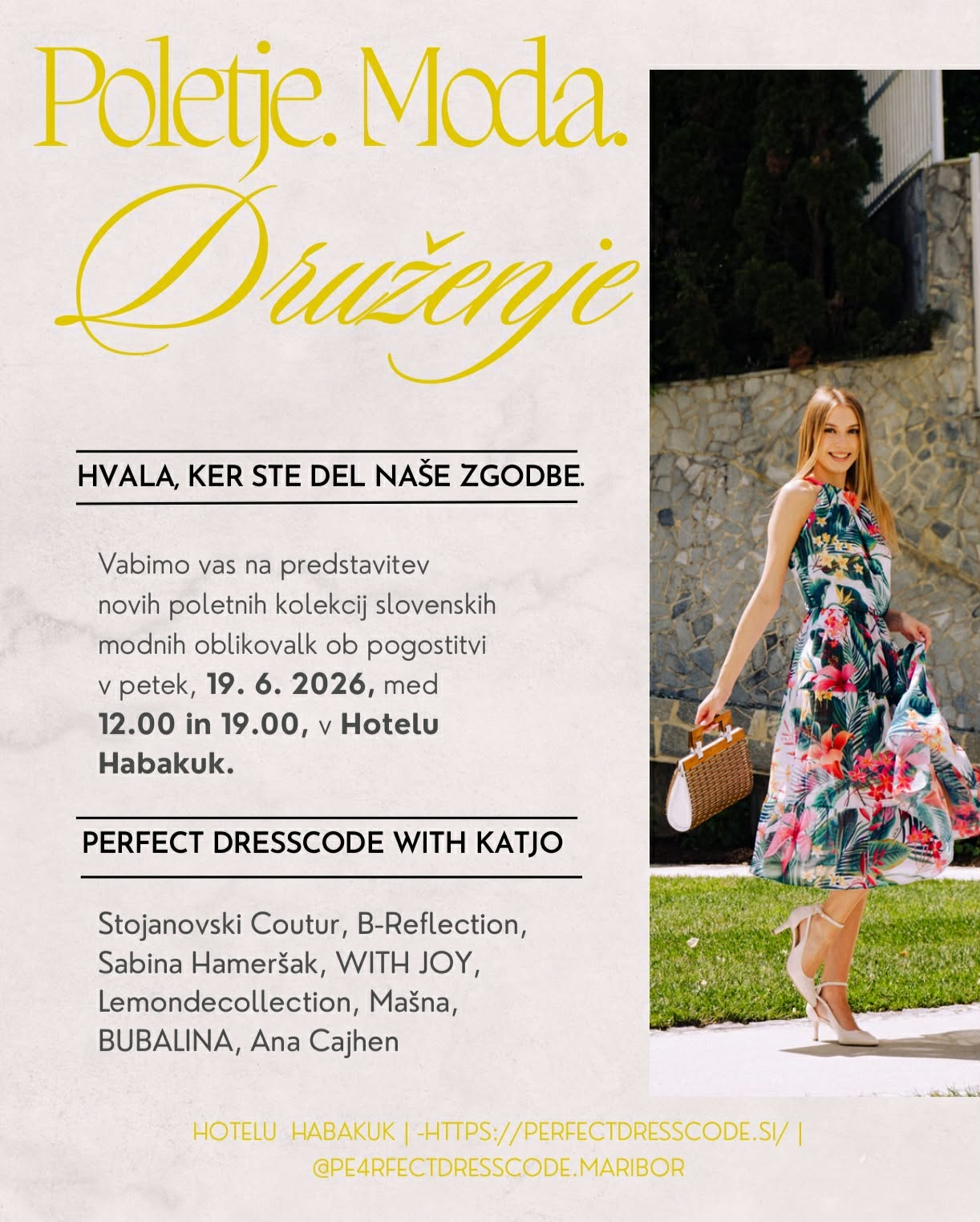 Poletje. Moda. Druženje.